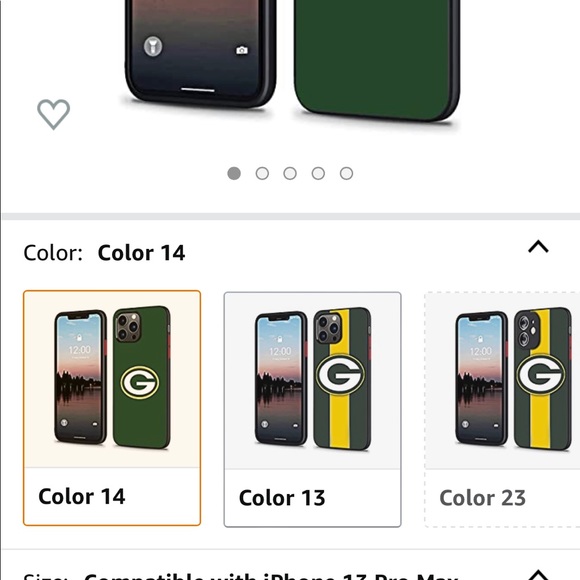 IPhone 13 Pro Max Green Bay Packers IPhone case - Picture 2 of 4